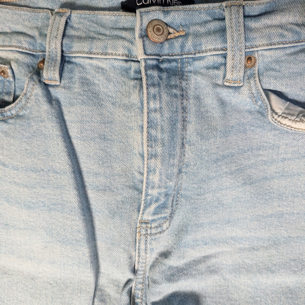 Calvin Klein Women High Rise Light Blue Jeans